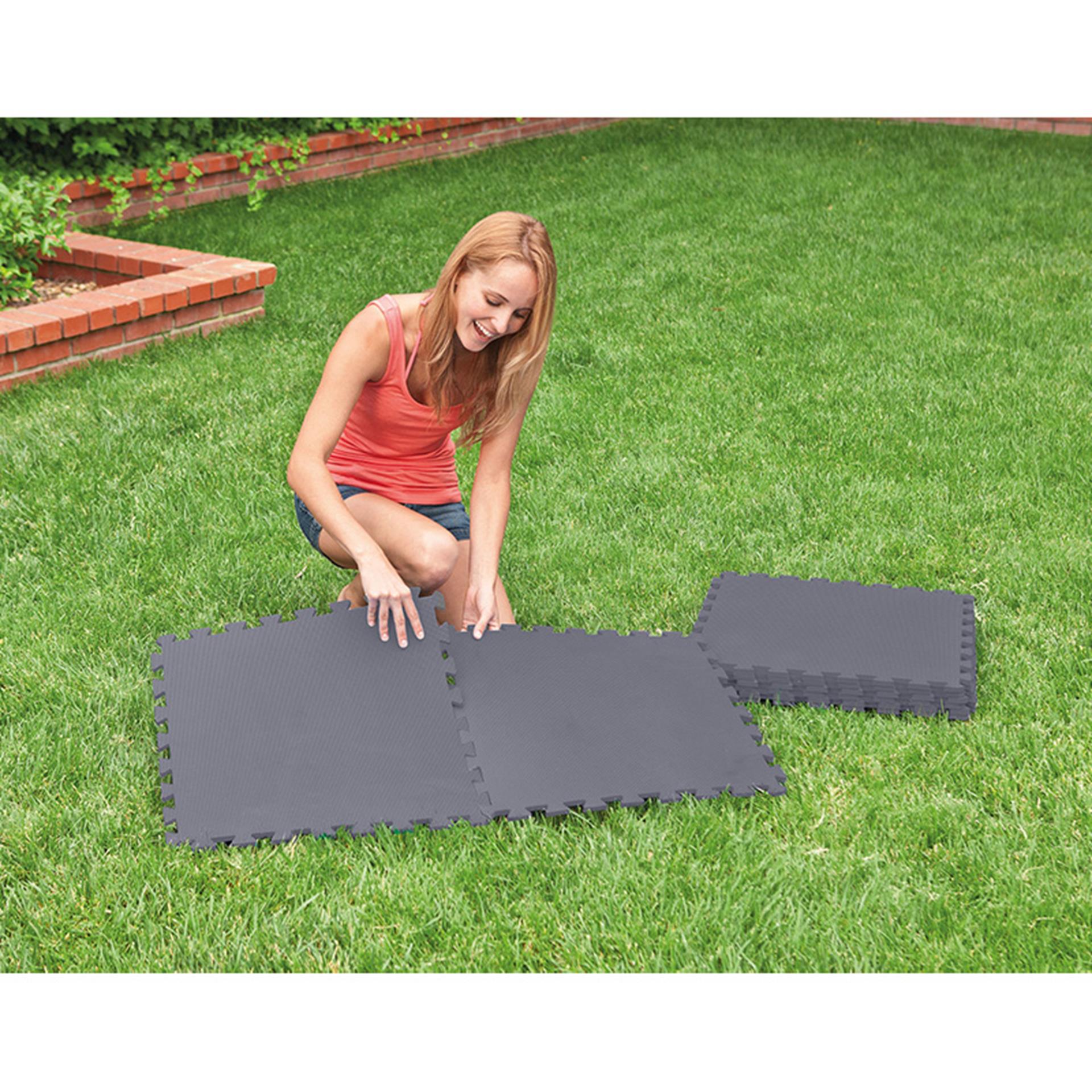 Intex vloertegels grijs 50x50x0,5cm 8st=1,9m2