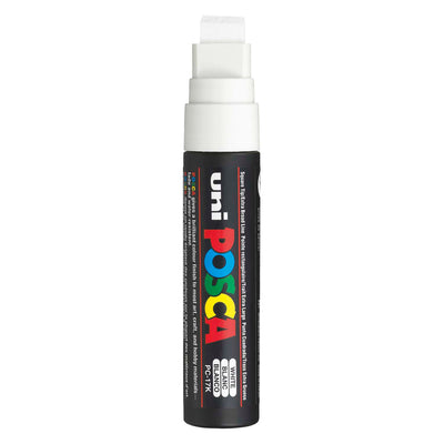 Posca uni verfmarker 17k wit - blokpunt 15mm