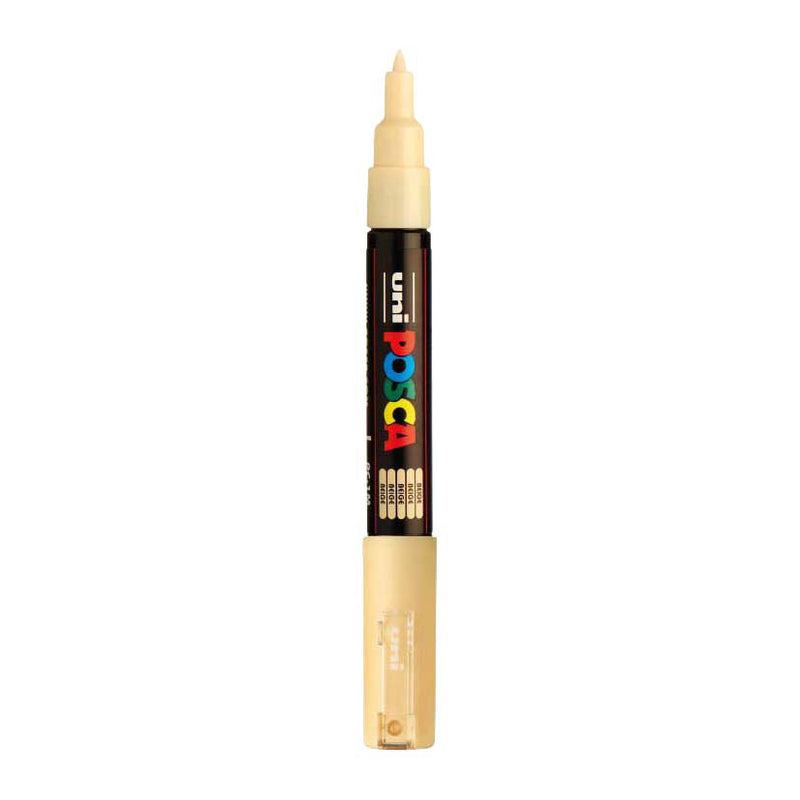 Uni posca verfmarker 1mc beige - conische punt - 1 mm