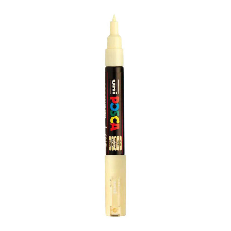 Uni posca verfmarker 1mc ivoor - conische punt - 1 mm