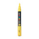 Uni posca verfmarker 1mc geel - conische punt - 1 mm