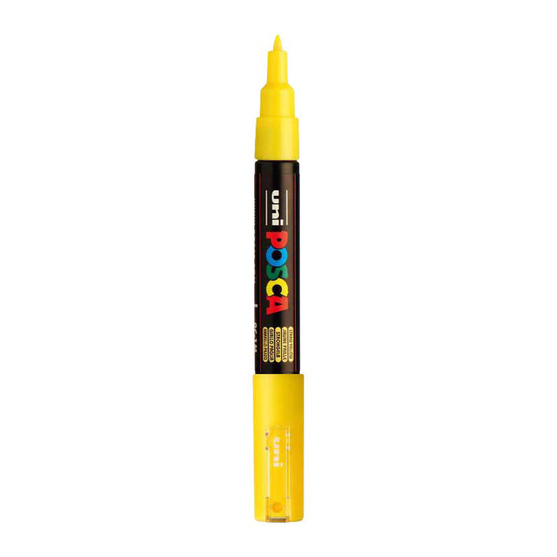 Posca uni verfmarker 1mc strogeel - conische punt - 1 mm