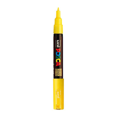 Posca uni verfmarker 1mc strogeel - conische punt - 1 mm