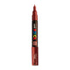 Uni posca verfmarker 1mc wijnrood - conische punt - 1 mm