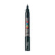 Uni posca verfmarker 1mc zwart - conische punt - 1 mm
