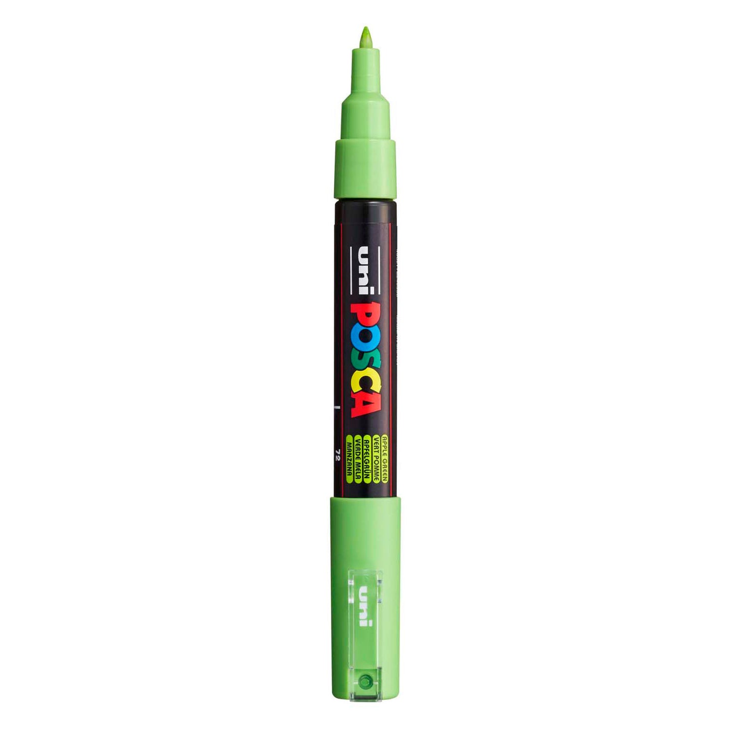 Uni posca verfmarker 1mc appelgroen - conische punt - 1 mm