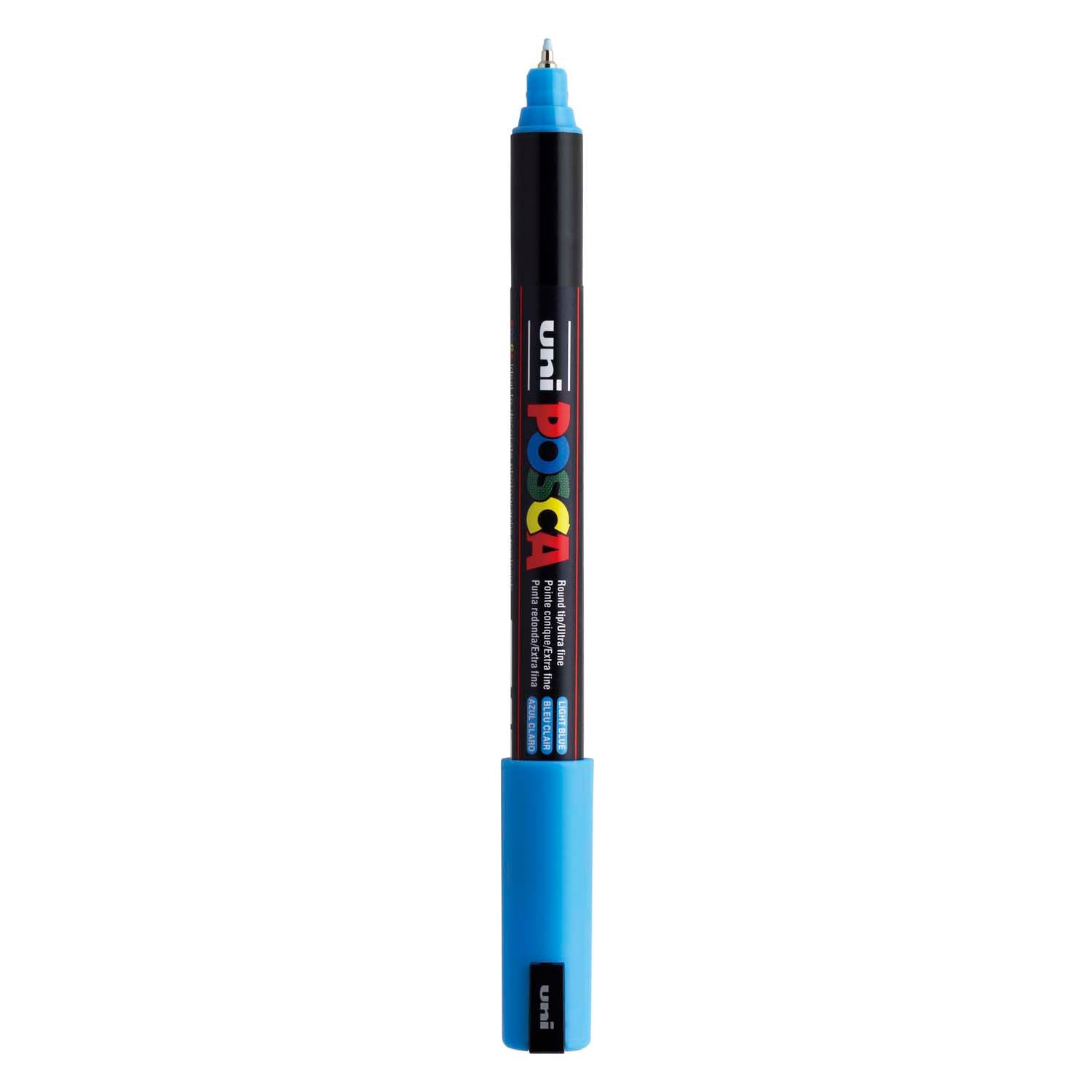 Uni posca marker pc-1mr lichtblauw - extra fine 0,7mm