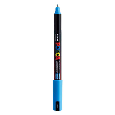 Uni posca marker pc-1mr lichtblauw - extra fine 0,7mm