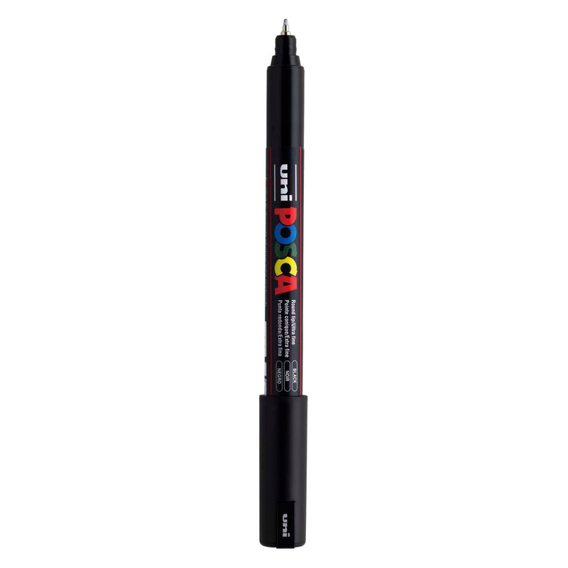 Uni posca marker pc-1mr zwart - extra fine 0,7mm