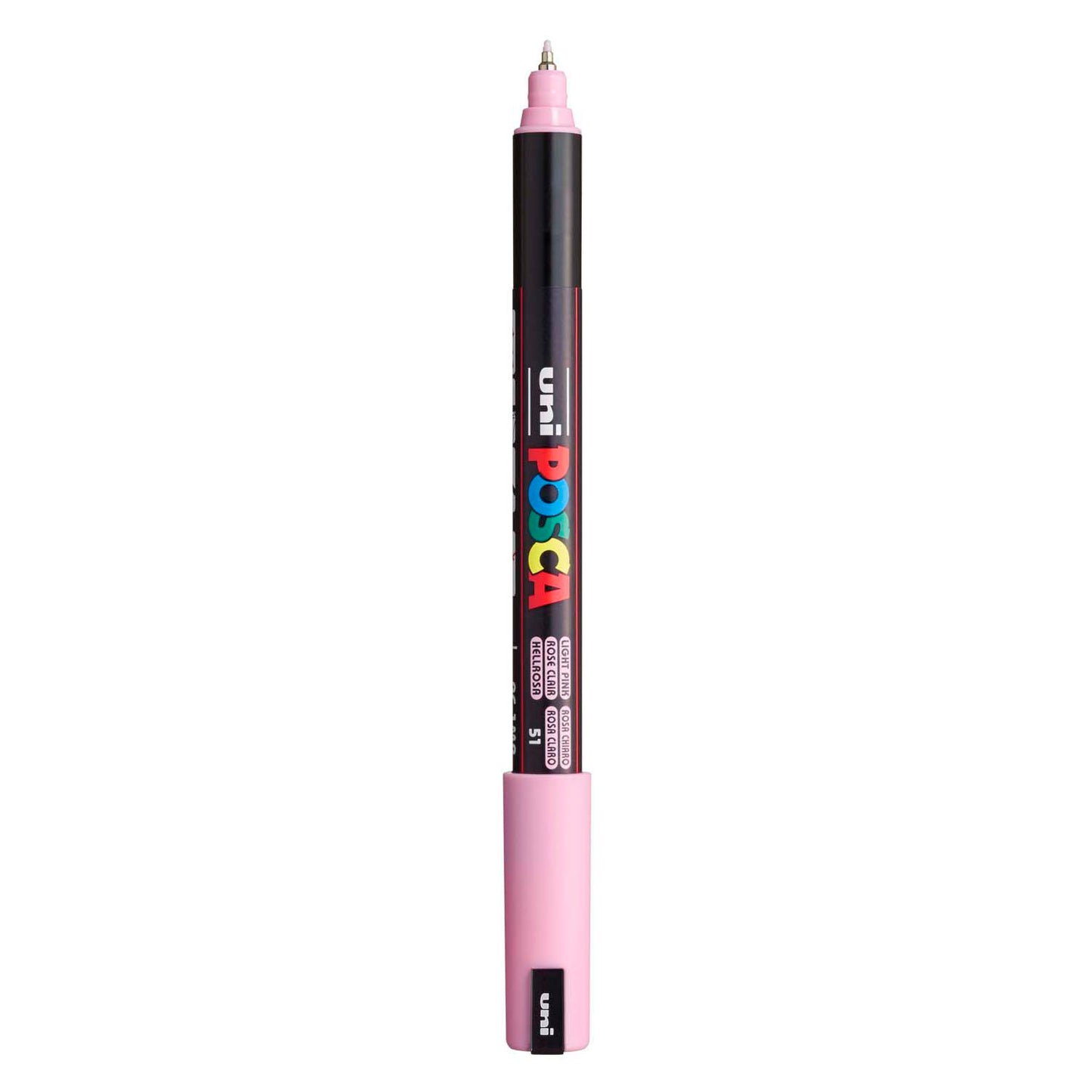 Uni posca marker pc-1mr lichtroze - extra fine 0,7mm