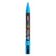 Uni posca pc3m acrylmarker lichtblauw - ronde punt tot 1,3 mm