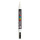 Uni posca pc3m acrylmarker wit - ronde punt tot 1,3 mm