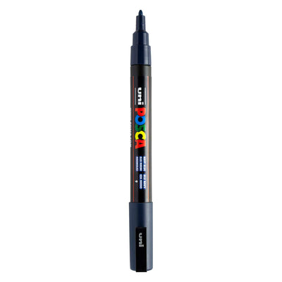 Uni posca pc3m acrylmarker marineblauw - ronde punt tot 1,3 mm