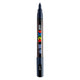 Uni posca pc3m acrylmarker marineblauw - ronde punt tot 1,3 mm