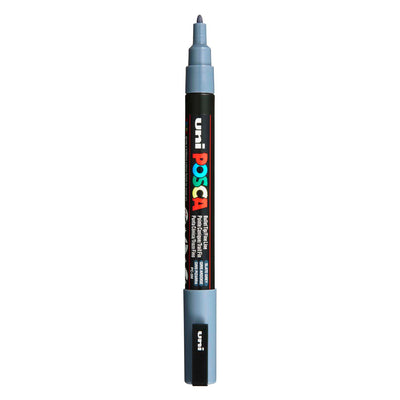 Posca uni pc3m acrylmarker leigrijs - ronde punt tot 1,3 mm