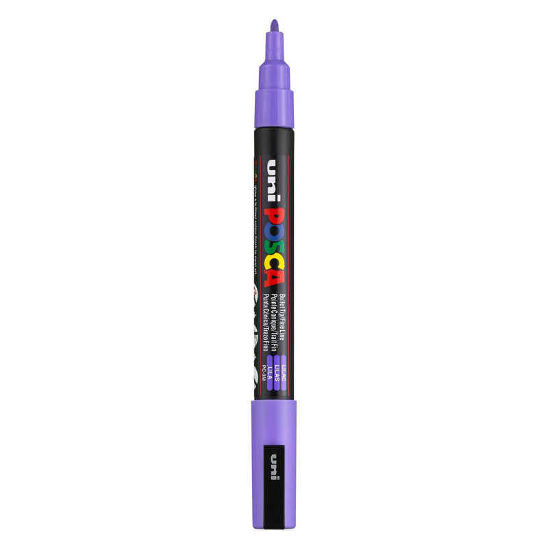 Uni posca pc3m acrylmarker lila - ronde punt tot 1,3 mm