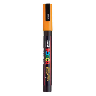 Uni posca pc3m acrylmarker oranje - ronde punt tot 1,3 mm