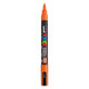 Uni posca pc3m acrylmarker donkeroranje - ronde punt tot 1,3 mm