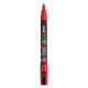 Uni posca pc3m verfmarker rood - ronde punt tot 1,3 mm