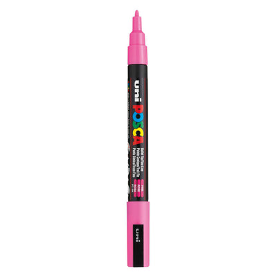 Posca uni pc3m verfmarker roze - ronde punt tot 1,3 mm