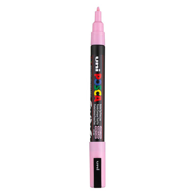 Posca uni pc3m verfmarker lichtroze - ronde punt tot 1,3 mm