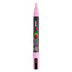 Uni posca pc3m verfmarker lichtroze - ronde punt tot 1,3 mm