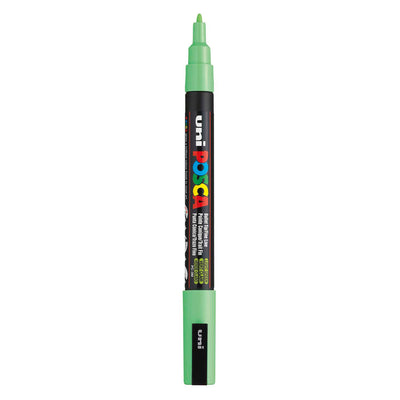 Uni posca pc3m verfmarker lichtgroen - ronde punt tot 1,3 mm