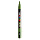 Uni posca pc3m verfmarker kaki - ronde punt tot 1,3 mm