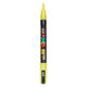 Uni posca pc3m verfmarker glitter geel - ronde punt tot 1,3 mm