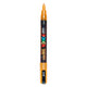Uni posca pc3m verfmarker glitter oranje - ronde punt tot 1,3 mm
