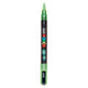 Uni posca pc3m verfmarker glitter lichtgroen - ronde punt tot 1,3 mm