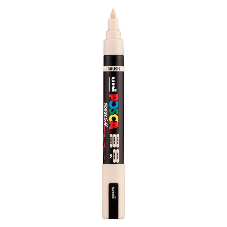 Uni posca brushmarker pc5br beige - brushpunt 1-4 mm