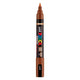 Uni posca brushmarker pc5br bruin - brushpunt 1-4 mm