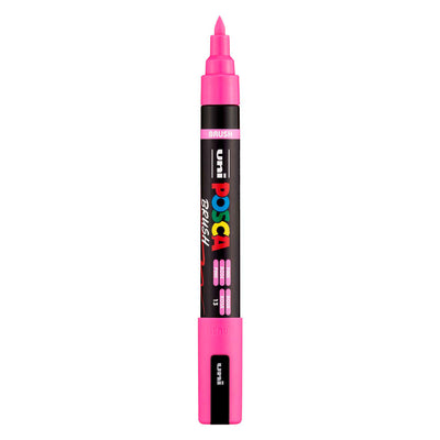 Uni posca brushmarker pc5br roze - brushpunt 1-4 mm
