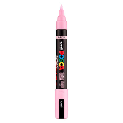 Uni posca brushmarker pc5br lichtroze - brushpunt 1-4 mm
