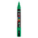 Uni posca brushmarker pc5br groen - brushpunt 1-4 mm