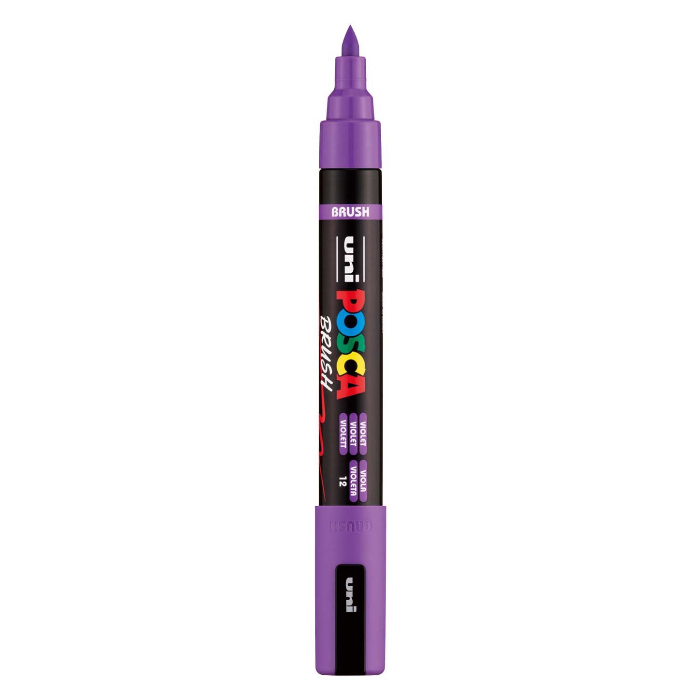 Uni posca brushmarker pc5br violet - brushpunt 1-4 mm