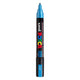Uni posca verfmarker pc5m metallic blauw - conische punt 2,5 mm