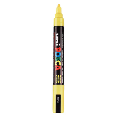 Uni posca verfmarker pc5m geel - conische punt 2,5 mm