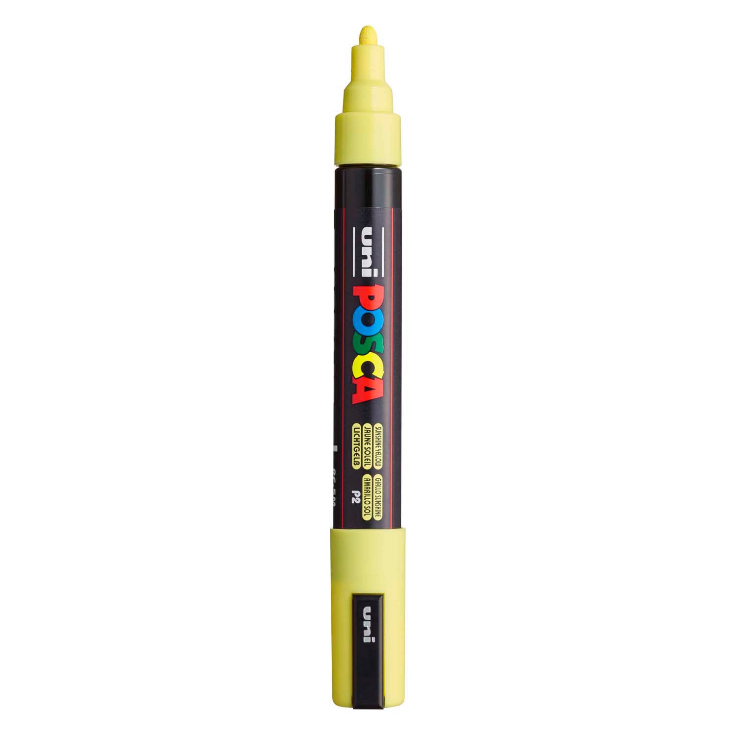 Uni posca verfmarker pc5m zongeel - conische punt 2,5 mm