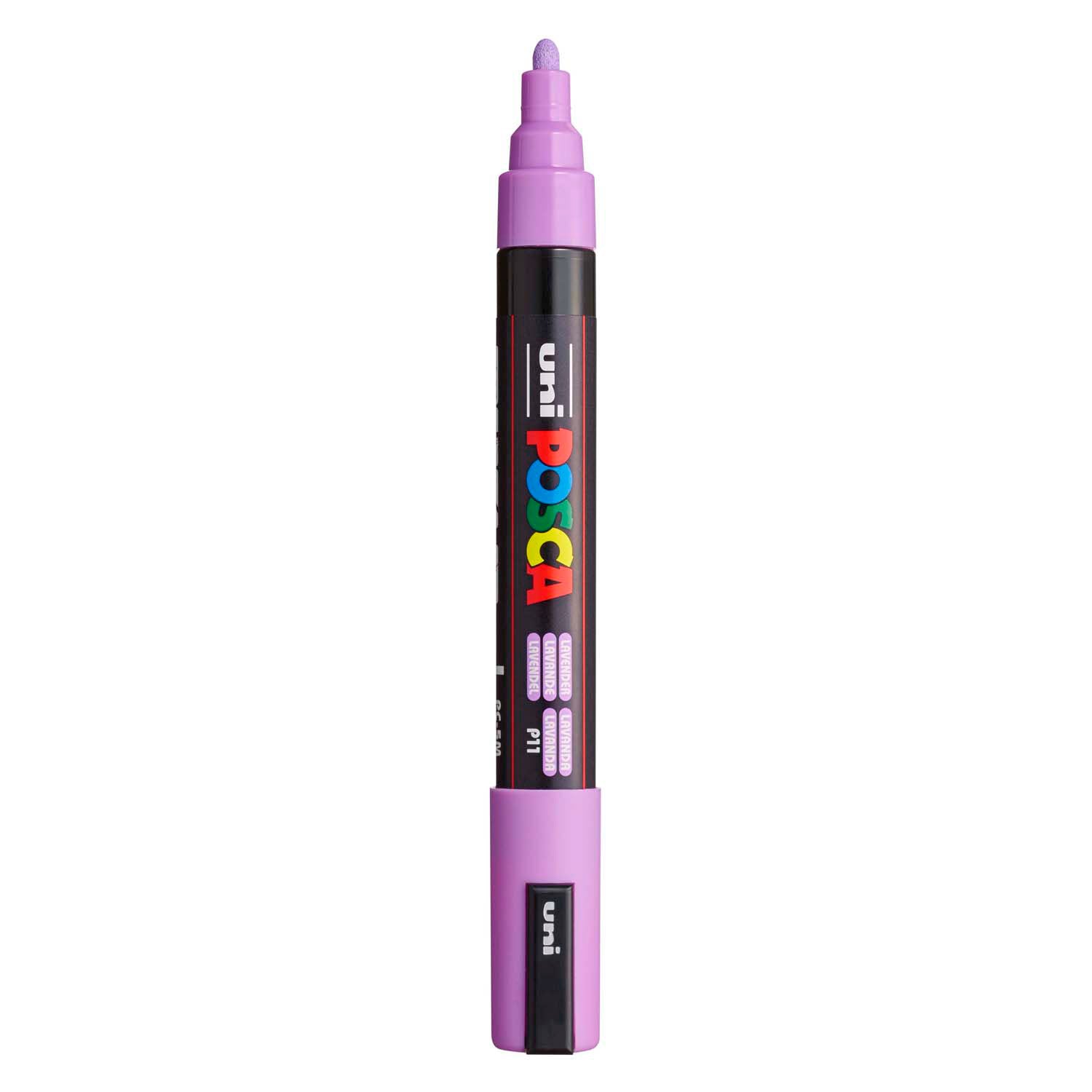 Uni posca verfmarker pc5m lavendel - conische punt 2,5 mm