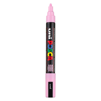 Uni posca verfmarker pc5m lichtroze - conische punt 2,5 mm