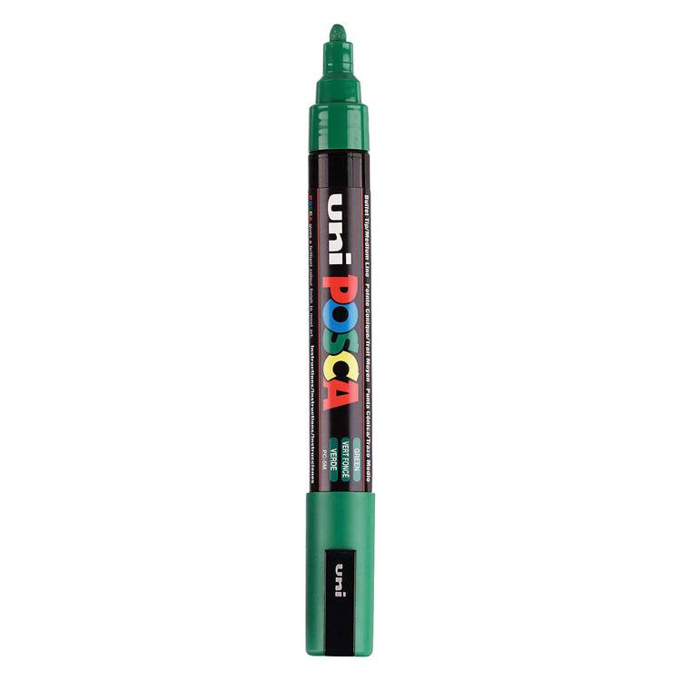 Uni posca verfmarker pc5m donkergroen - conische punt 2,5 mm