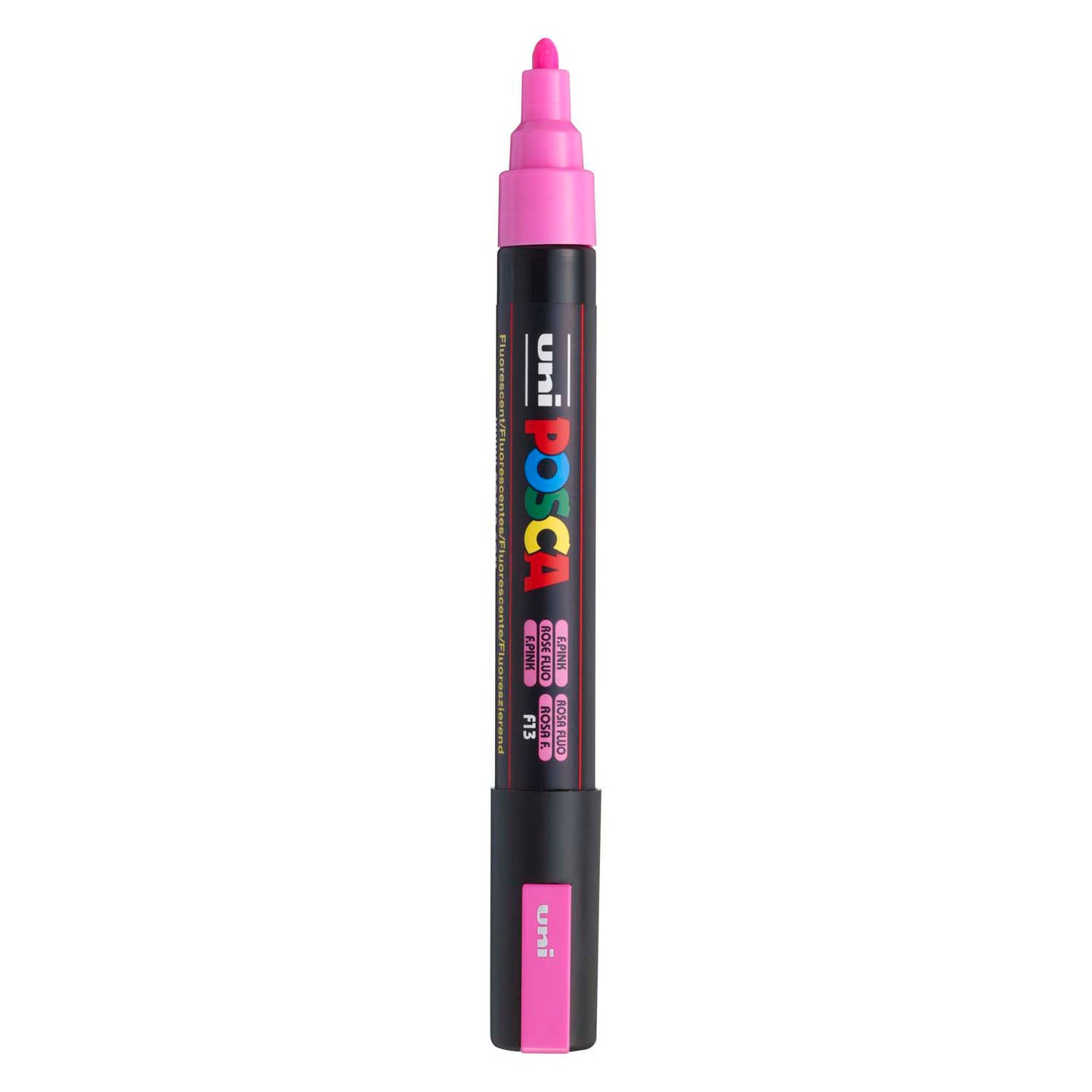 Uni posca verfmarker pc5m neon roze - conische punt 2,5 mm