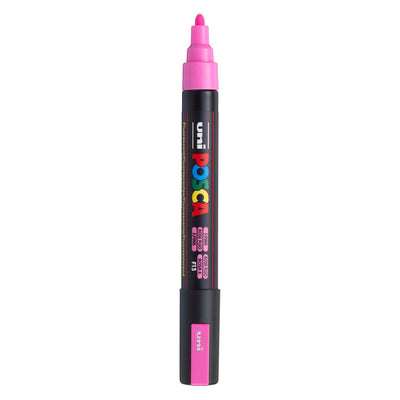 Uni posca verfmarker pc5m neon roze - conische punt 2,5 mm