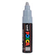 Uni posca verfmarker 7m grijs - conische punt 4,5mm
