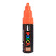 Uni posca verfmarker 7m donkeroranje - conische punt 4,5mm