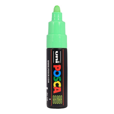 Uni posca verfmarker 7m lichtgroen - conische punt