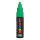Uni posca verfmarker 7m donkergroene - conische punt