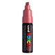 Uni posca verfmarker 8k metallic rood- beitelpunt 8mm
